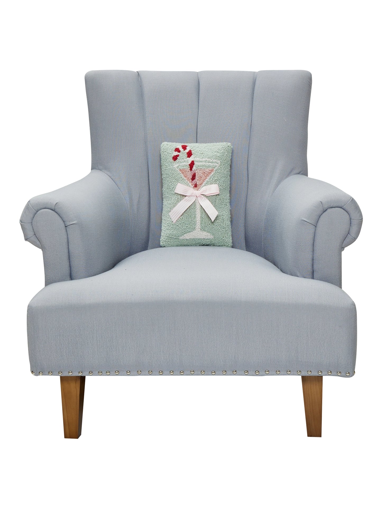 I Like It Dirty Martini Candy Cane Cushion