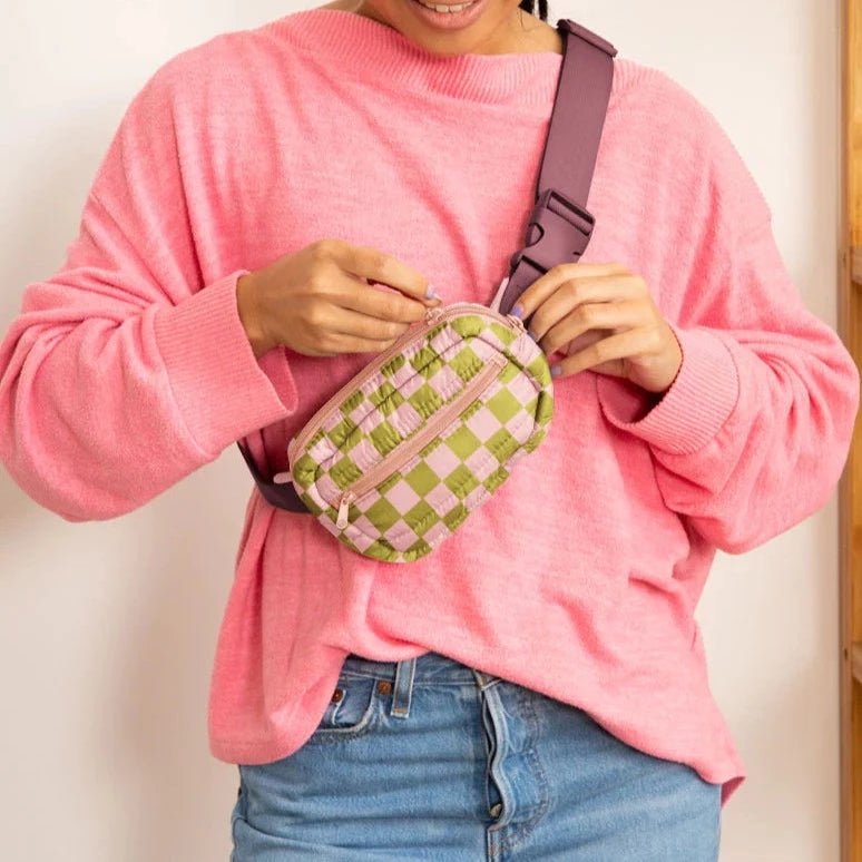 Warped Check Hip Bag PRE ORDER