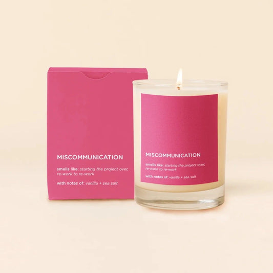 Miscommunication Candle PRE ORDER