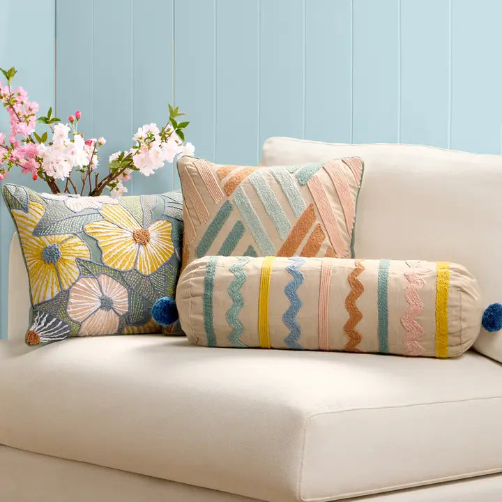 Zig Zag Modern Bolster Cushion PRE ORDER