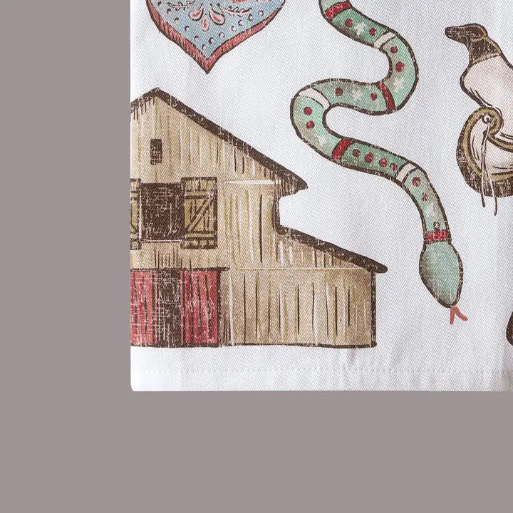 Wild West Dish Towel PRE ORDER