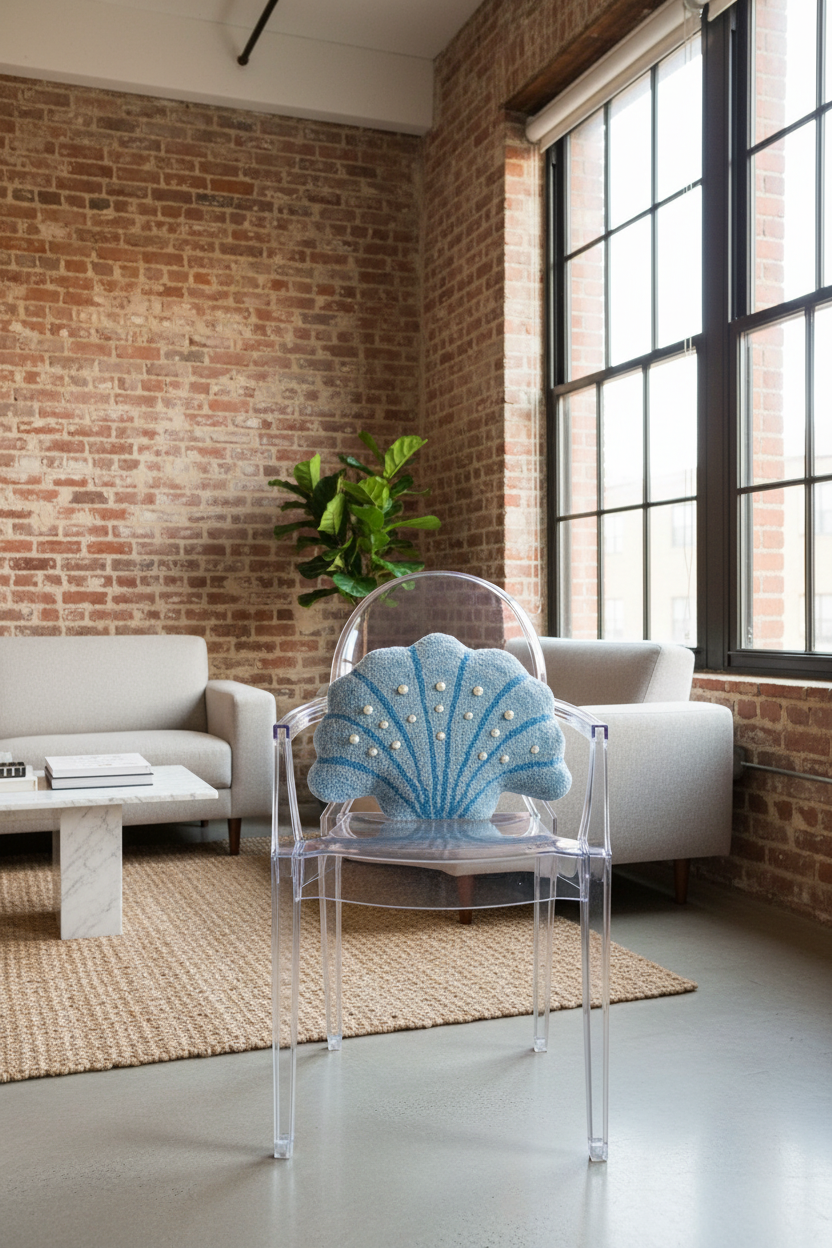 Seashell Pearls Cushion