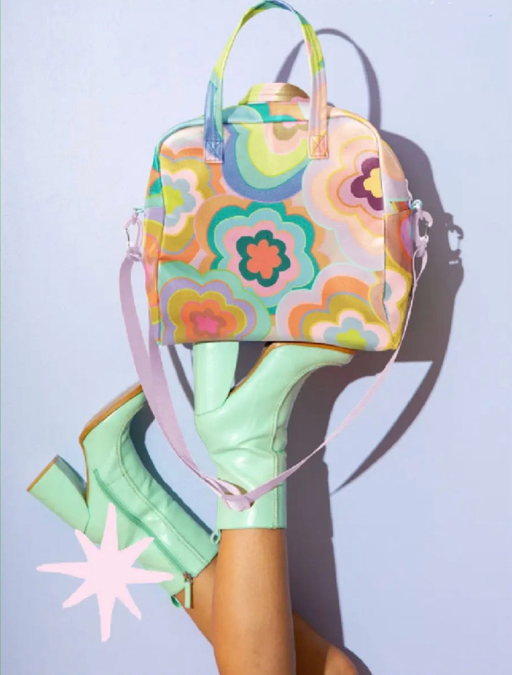 Wavy Daisy Skate Gym Bag