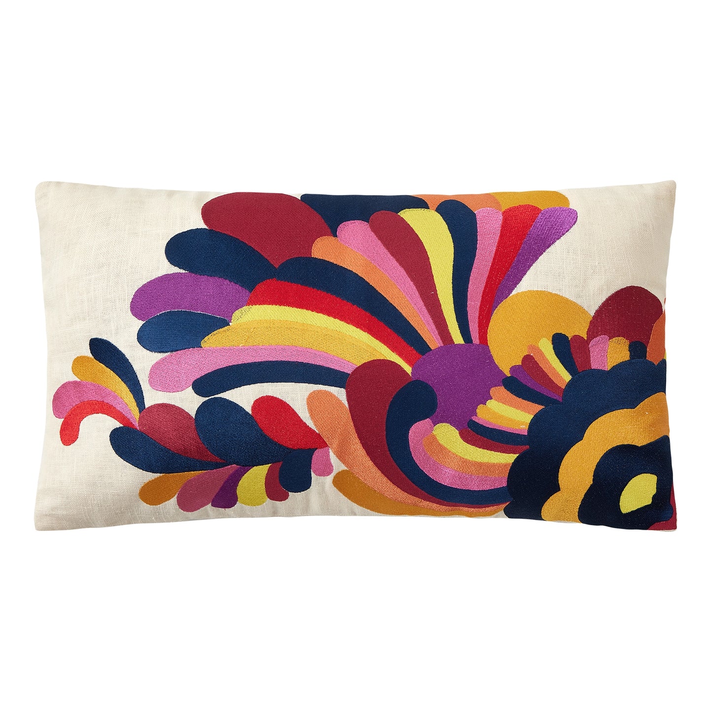 Escondido Pink Embroidered Cushion PRE ORDER