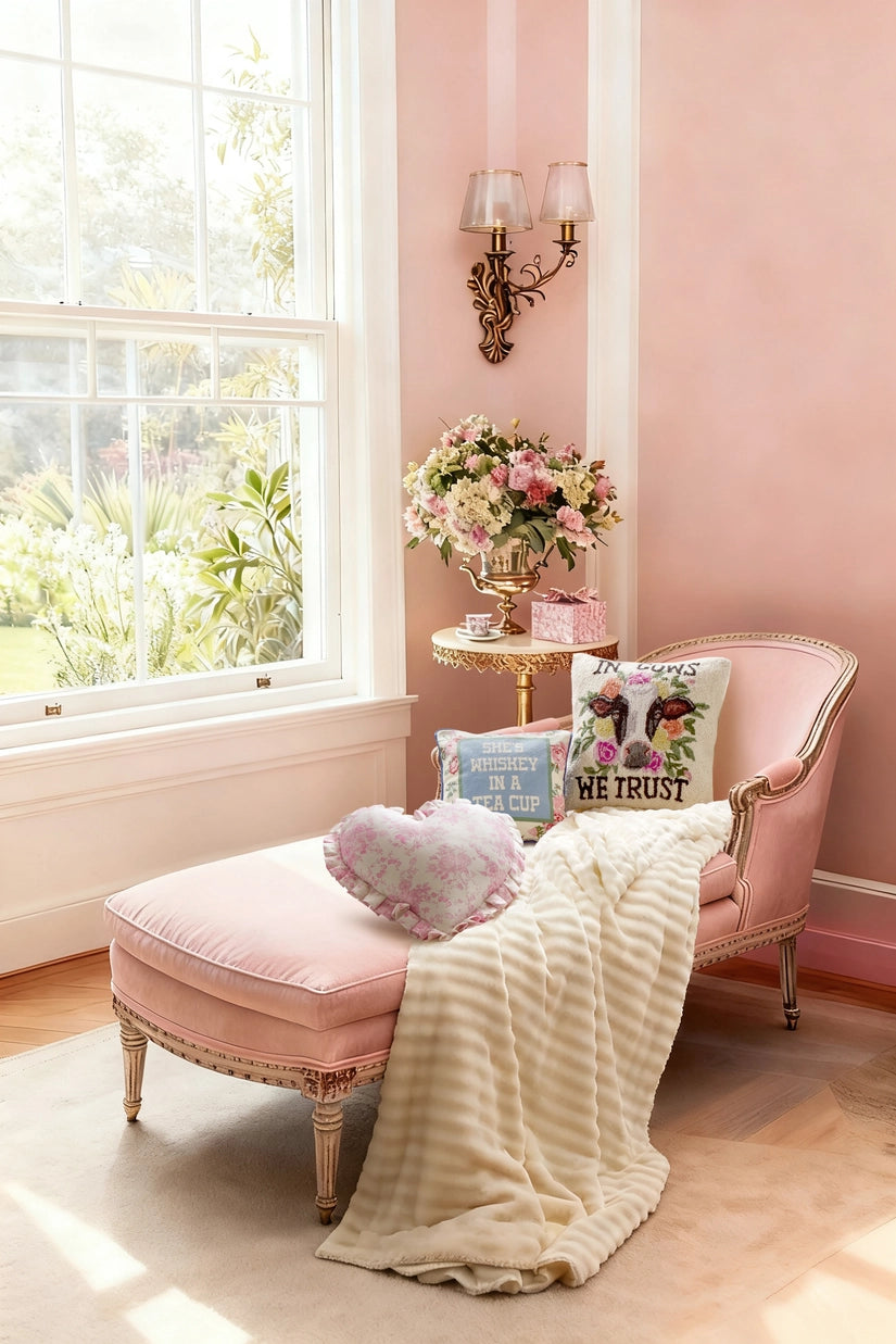 Whiskey In A Tea Cup Cushion PRE ORDER