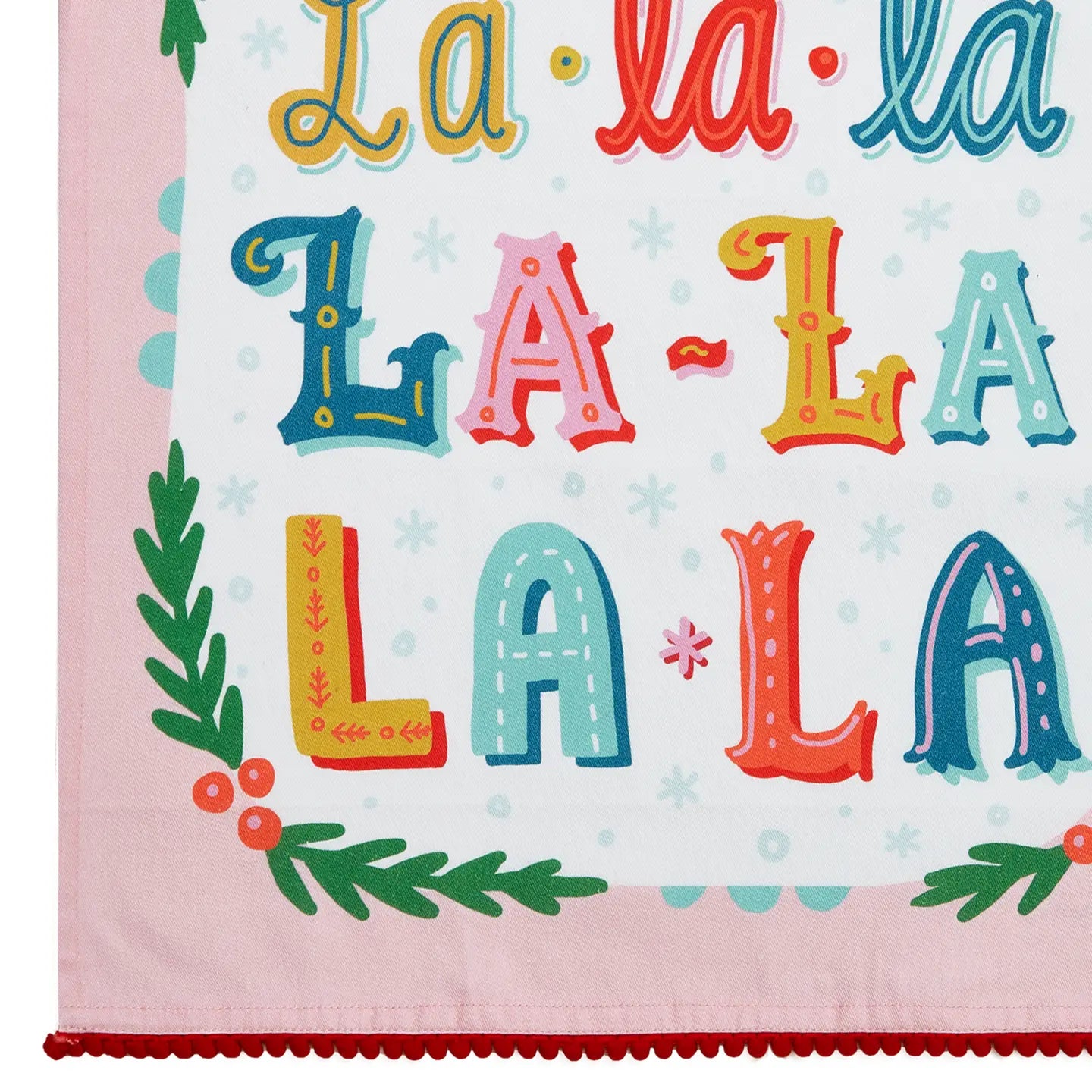 Fa La La La Dish Towel