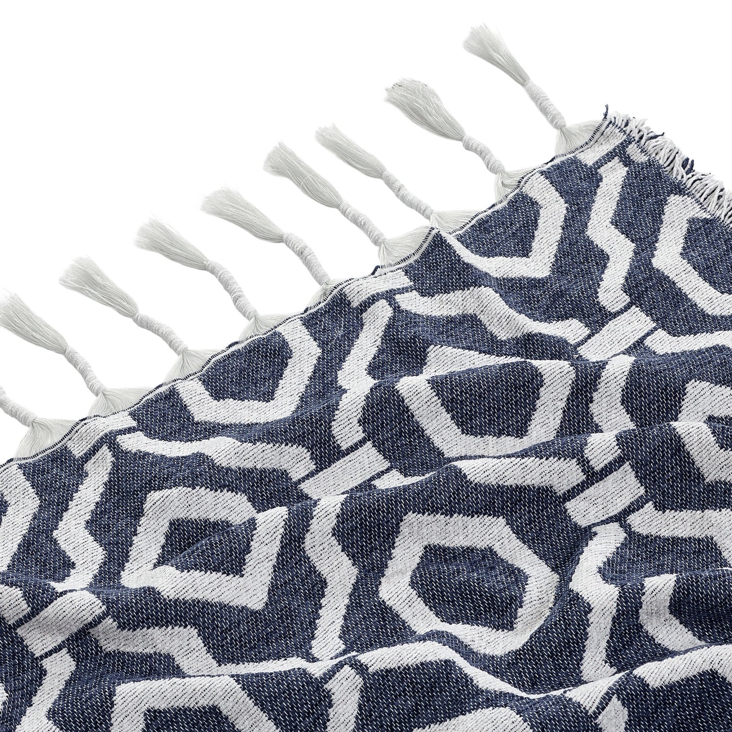 Geometric Fringe Throw Blanket PRE ORDER