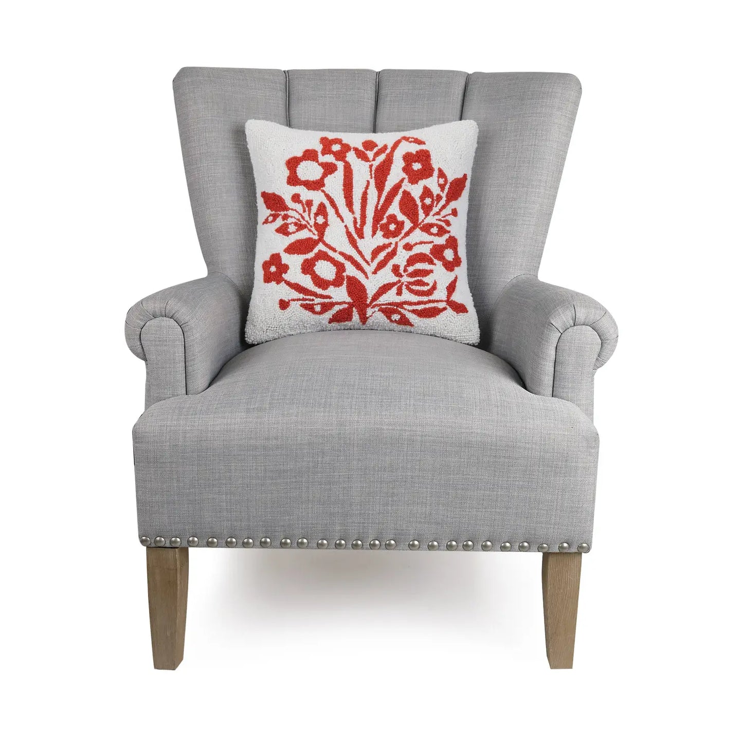 Red Flowers Cushion PRE ORDER