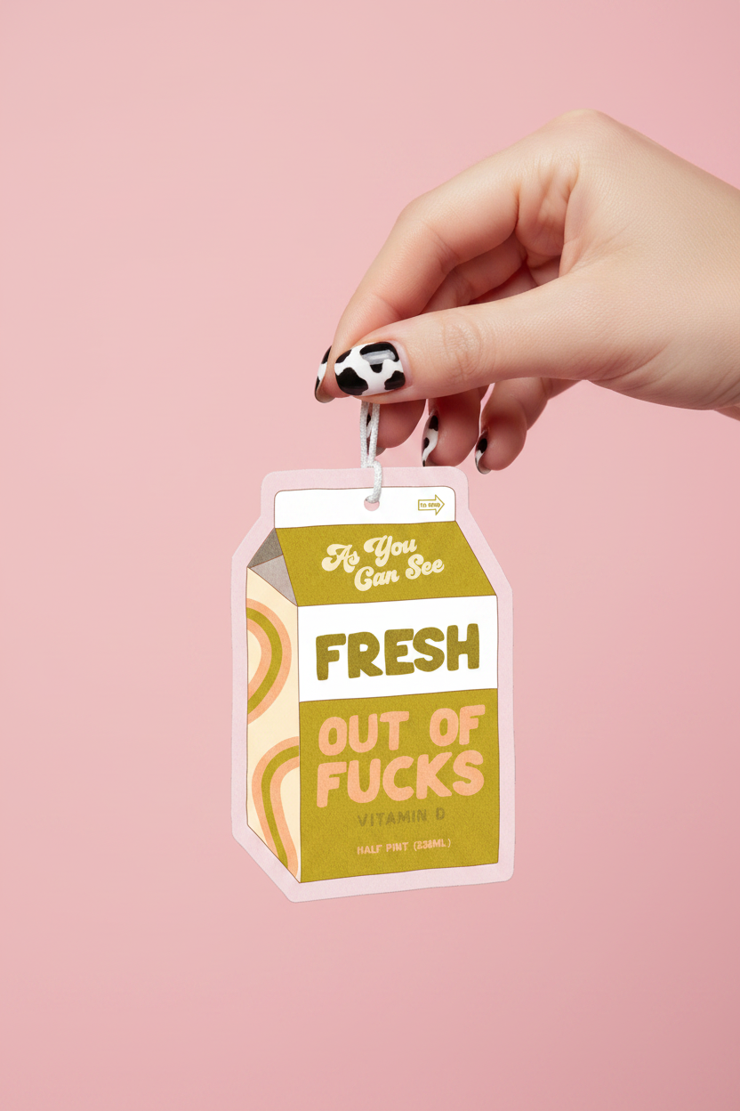 Fresh Out Of Fucks Air Freshener
