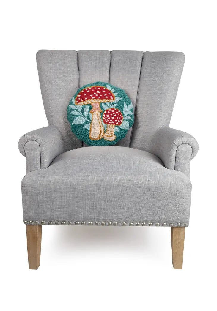 Mushrooms Round Cushion
