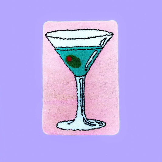 Cocktail Hour Martini Rug