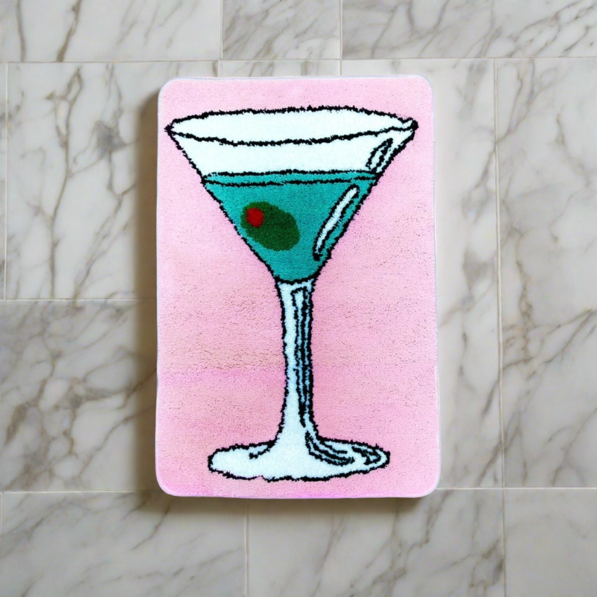 Cocktail Hour Martini Rug