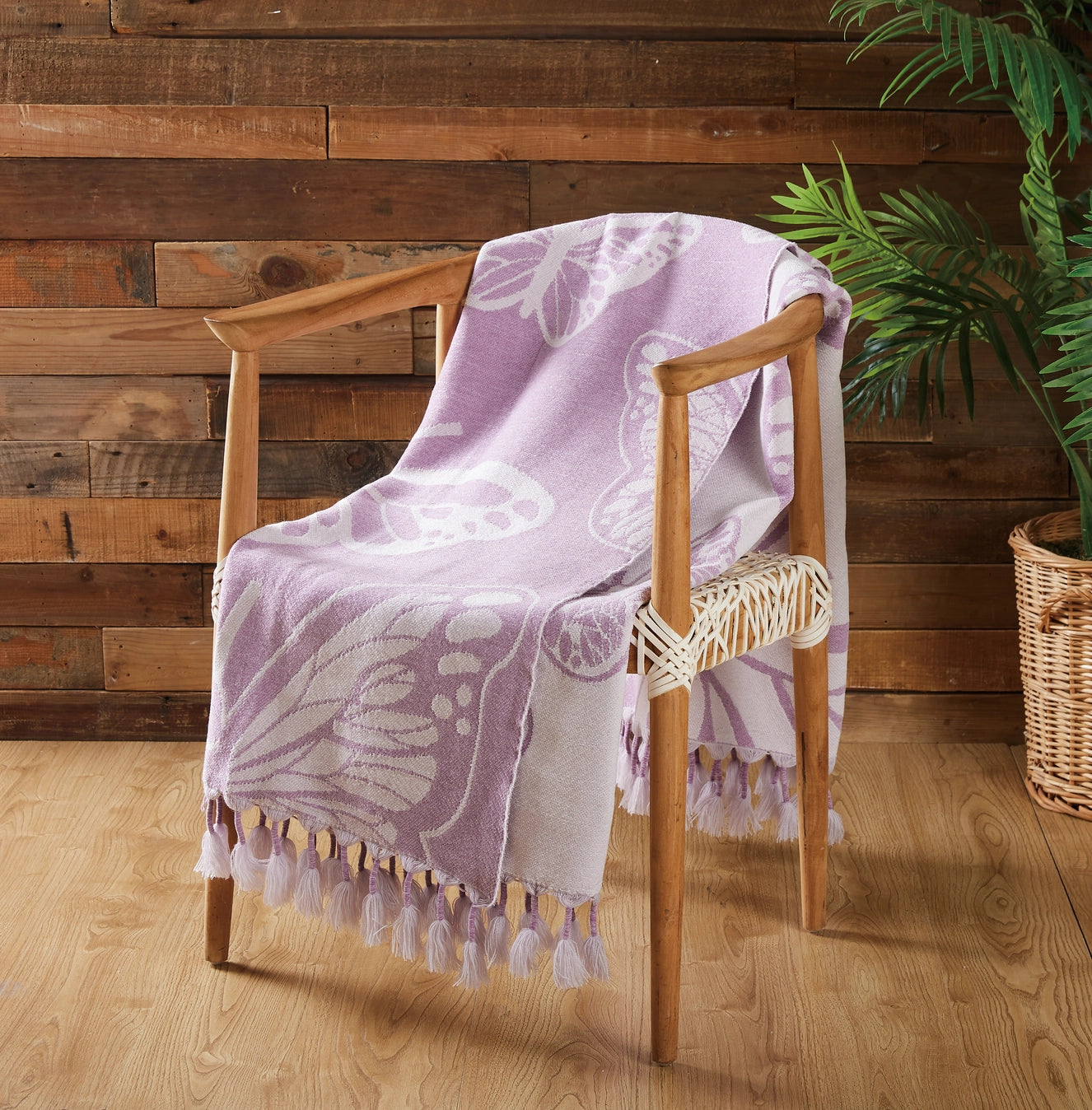 Lilac Butterfly Throw Blanket PRE ORDER