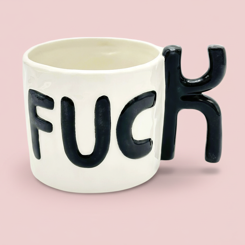 B & W F*CK Mug