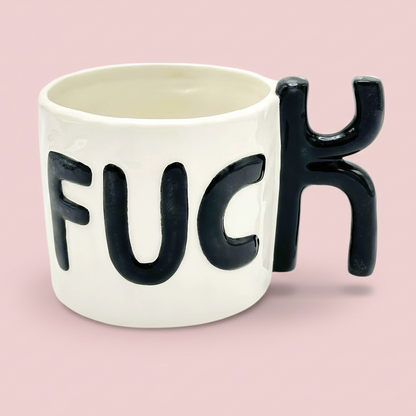 B & W F*CK Mug