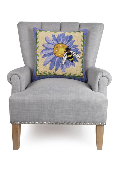 Beehavin Purple Sunflowers Cushion PRE ORDER