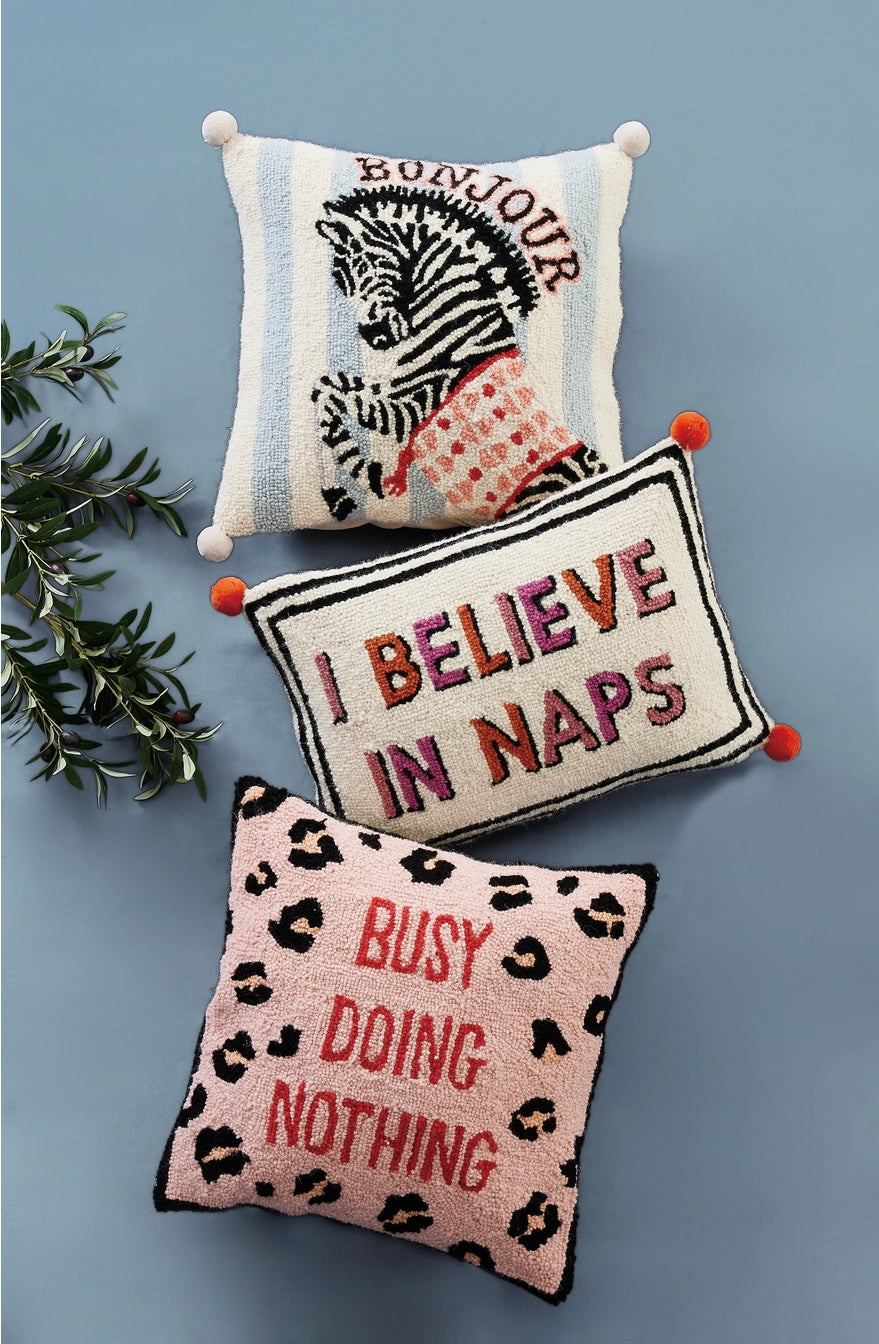 I Believe In Naps Cushion JANUARY PRE ORDER