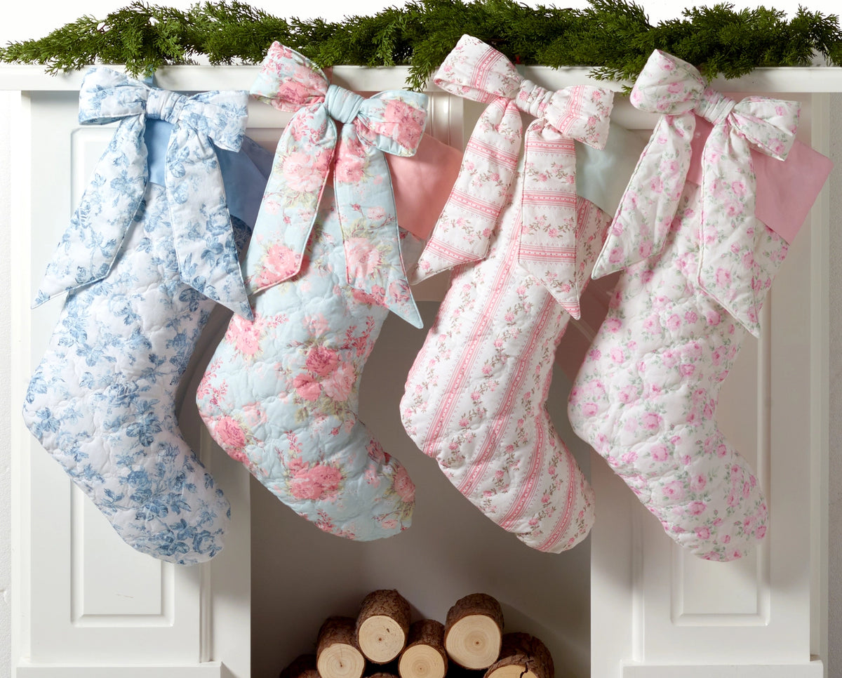 Quilted Maisie Blue Stocking PRE ORDER