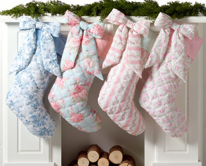 Quilted Maisie Blue Stocking PRE ORDER
