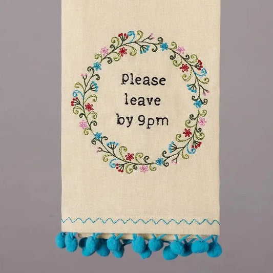 Leave by 9 Dish Towel