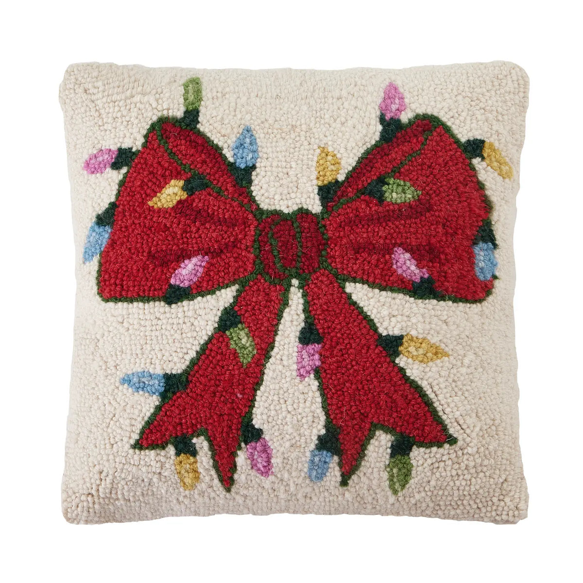 Red Holiday Bow Cushion PRE ORDER