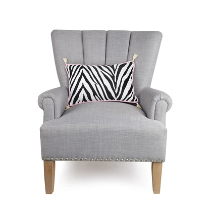 Zebra Striped Cushion