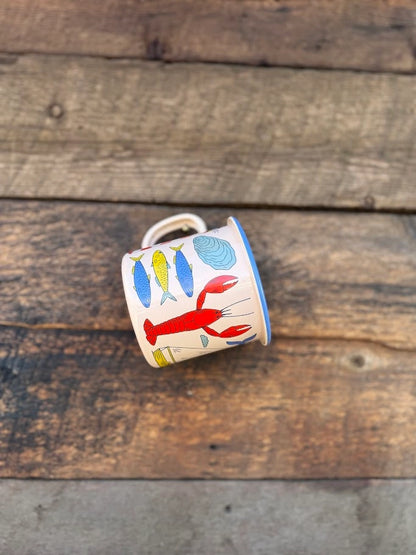 Salty Seas Enamel Mug PRE ORDER