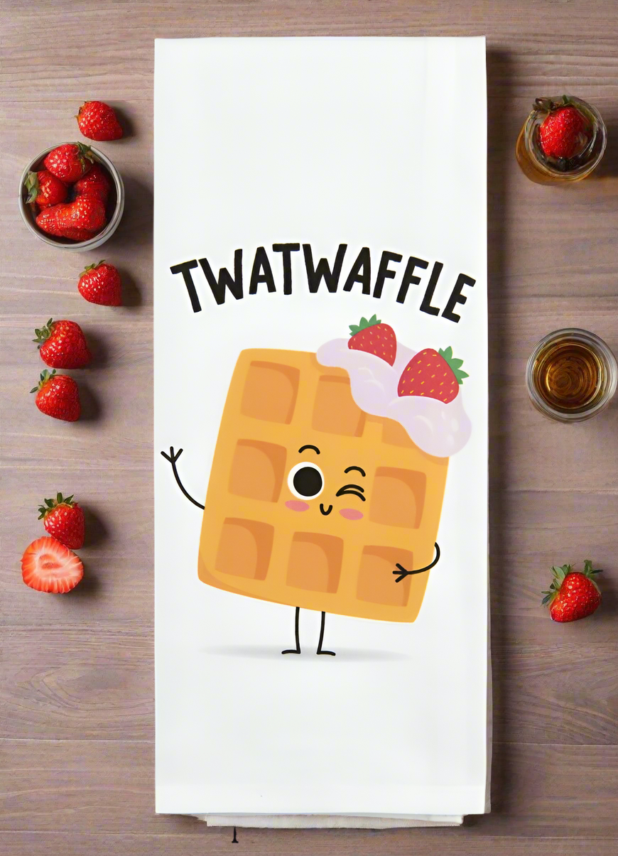 TWATWAFFLE Dish Towel