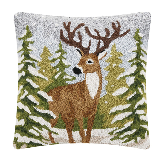 Snowfall Deer Cushion PRE ORDER