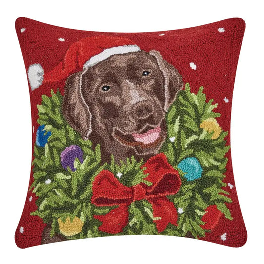 Choc Lab Wreath Cushion PRE ORDER