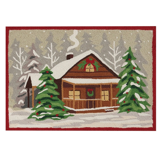 Holiday Cabin Rug PRE ORDER