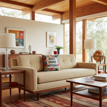 Busy Doing Nothing Cushion PRE ORDER