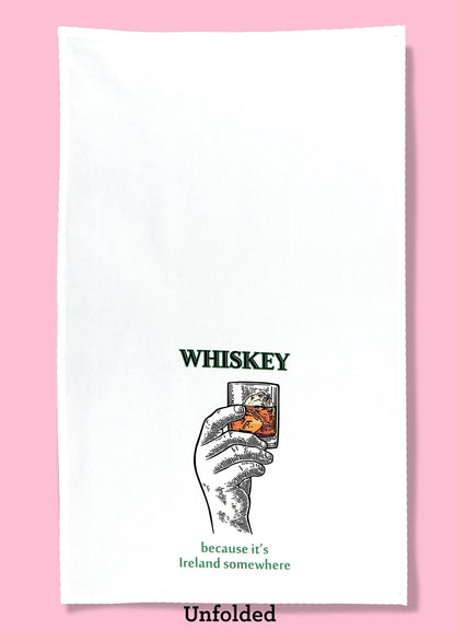 Whiskey Dish Towel PRE ORDER