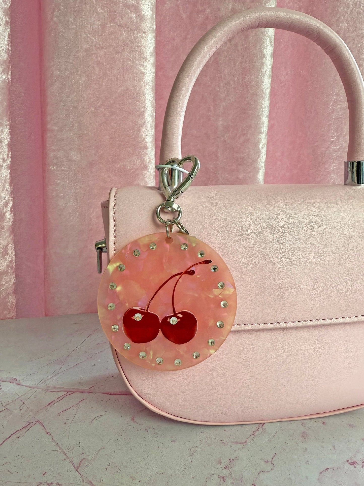 Cute Cherries Keychain