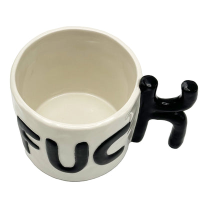 B & W F*CK Mug