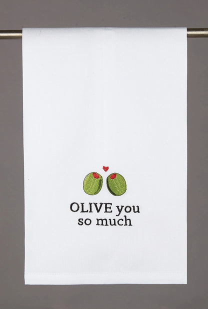 Olive You Dish Towel