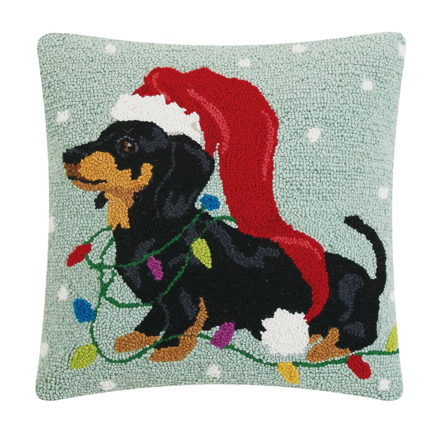 Holiday Dachshund Cushion PRE ORDER