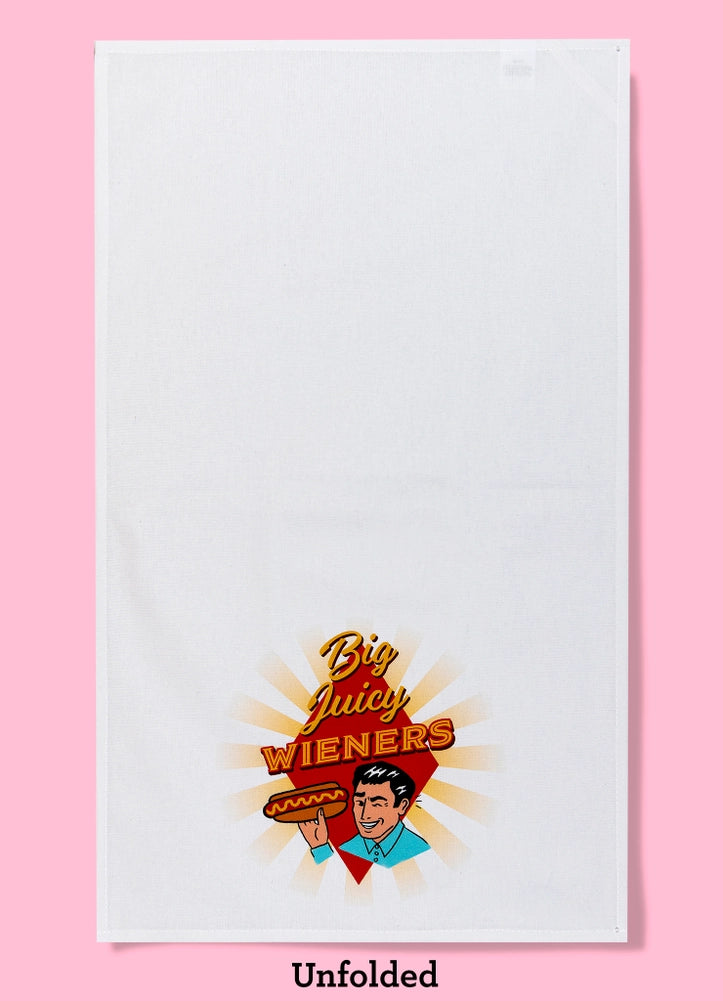 Big Juicy Wieners Dish Towel PRE ORDER