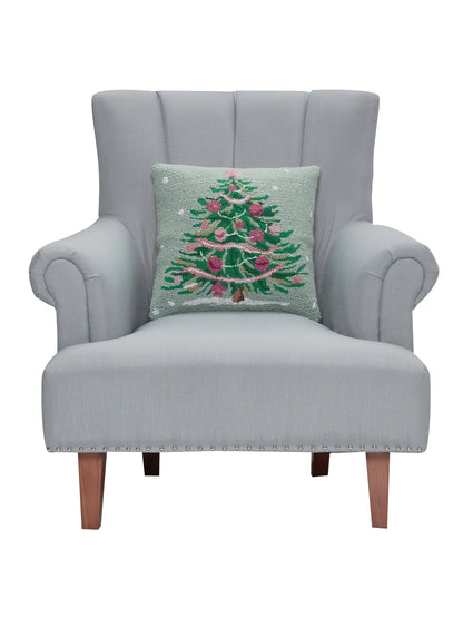Pink & Green Tree Cushion PRE ORDER