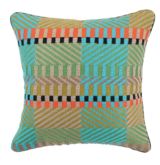 Vintage Weave Aqua Cushion PRE ORDER