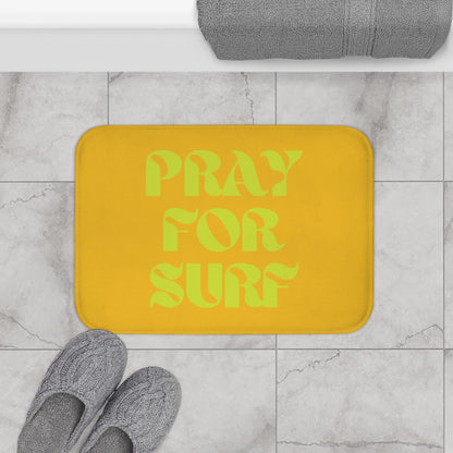 Pray For Surf Bath Mat