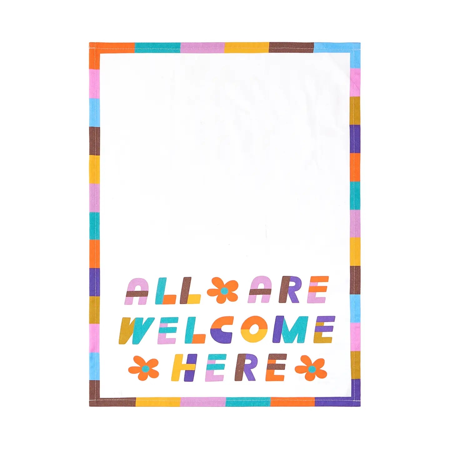 All Welcome Here Dish Towel PRE ORDER
