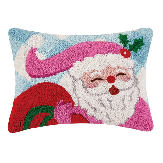 Pink Santa Cushion PRE ORDER