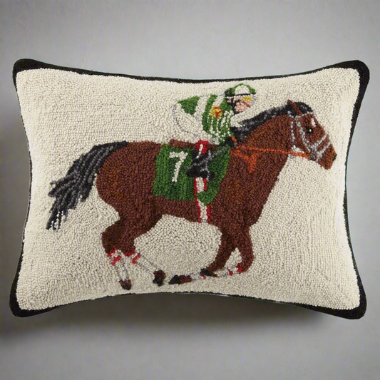 Horse Racer Cushion PRE ORDER