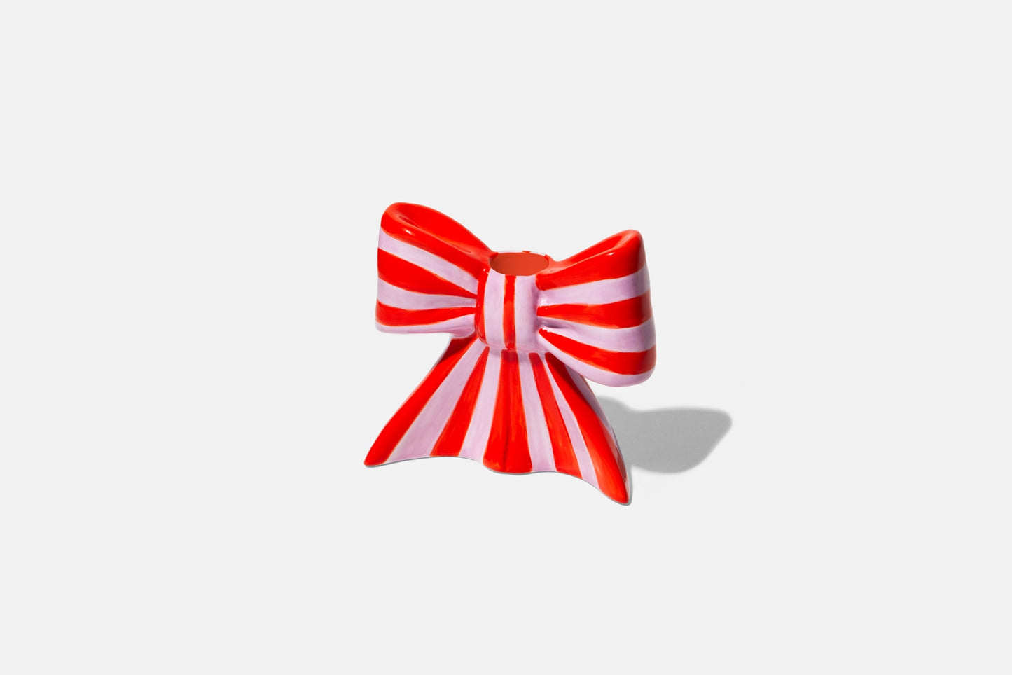 Pink & Red Bow Candle Holder PRE ORDER