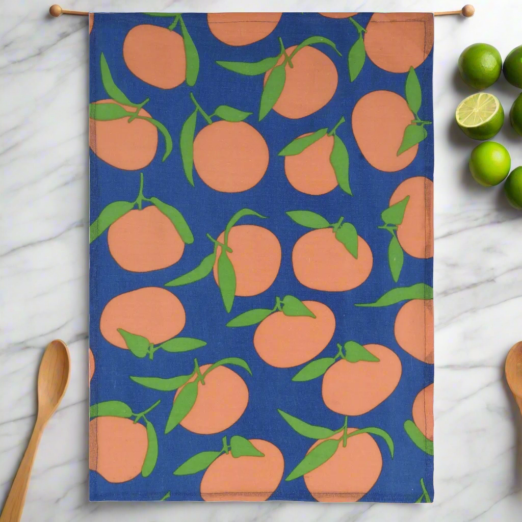 Tangerine Dish Towel