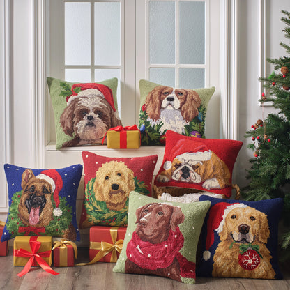 Holiday Cavalier Cushion PRE ORDER