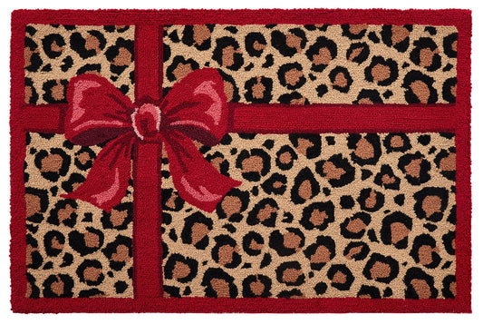 Leopard Bow Rug PRE ORDER