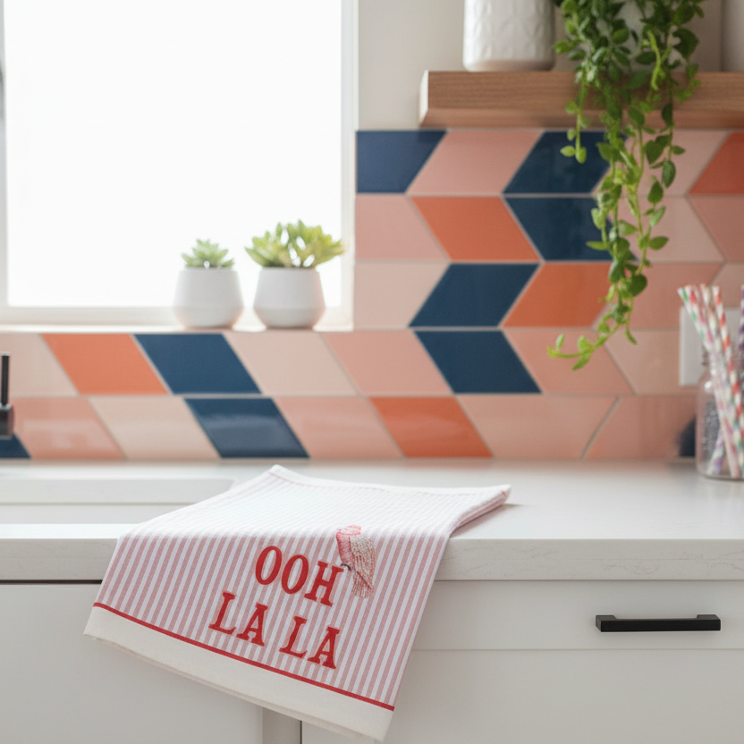 Ooh La LA Dish Towel PRE ORDER