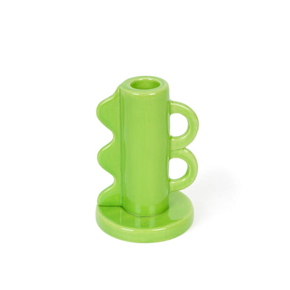 Green Candle Holder